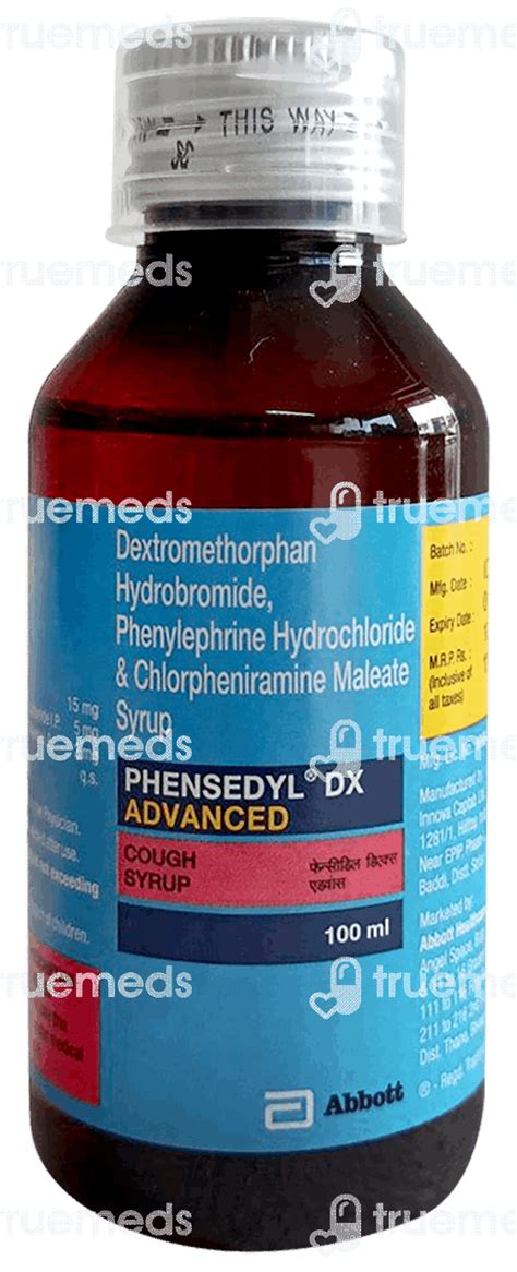 phensedyl syrup side effects.